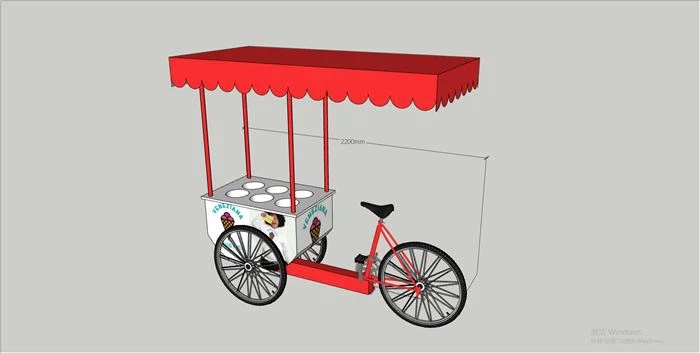 ice cream cart freezer layout