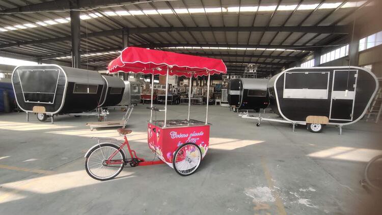 samll ice cream cart freezer