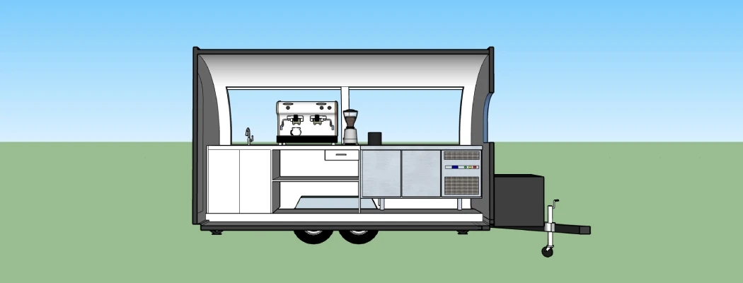 mobile coffee shop trailer design