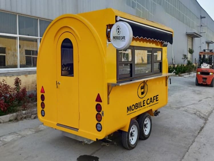 mobile bubble tea trailer
