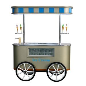 Multi-fungsional Mini Ice Cream Cart